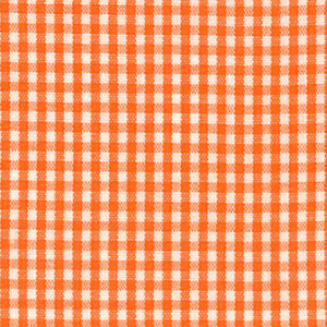 Orange 1/16" Gingham