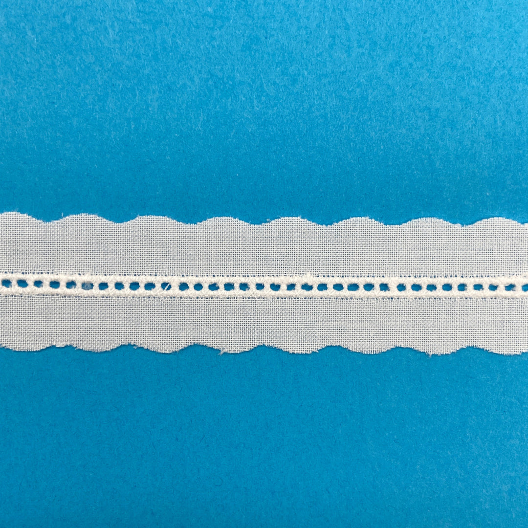 Swiss Entredeux- White - 100214