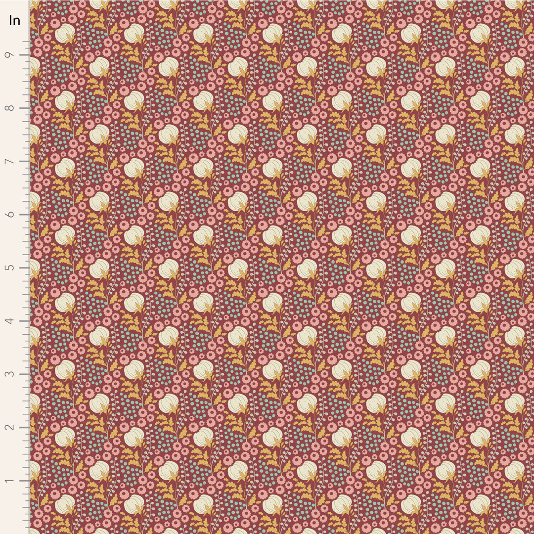 Sanctuary - Cottonfield Maroon - TIL100564-V15