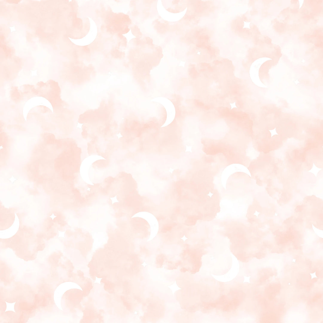 Honey Bunny - Light Pink Clouds And Moons - 10913M-P
