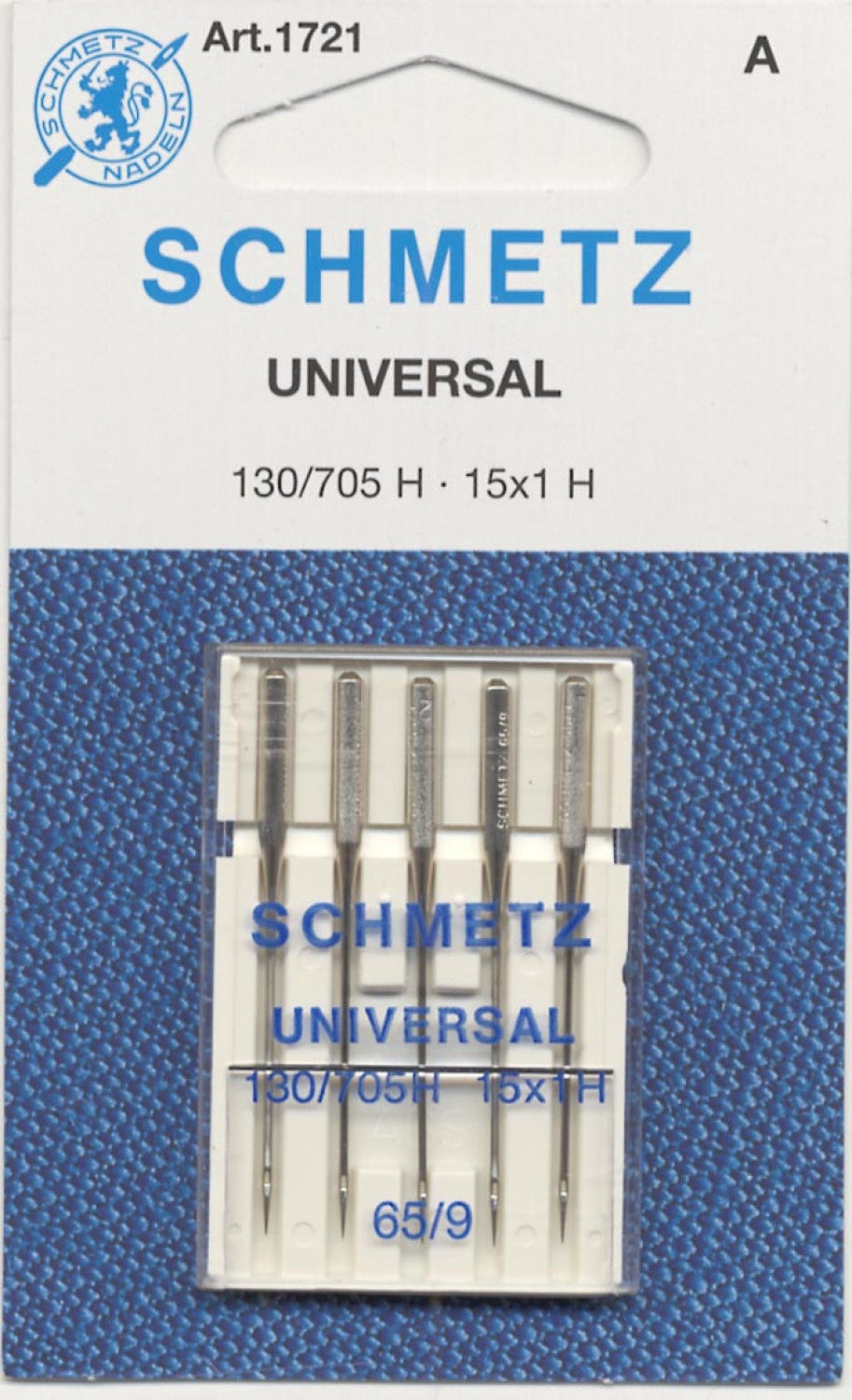 Universal Machine Needle Size 65/9 - 1721