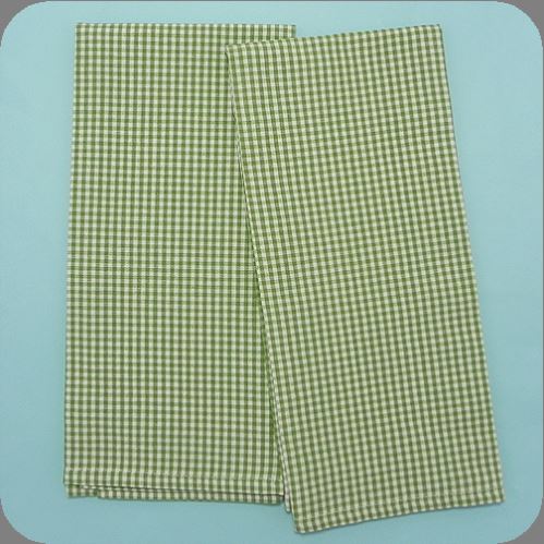 Nantucket Check Kitchen Towel - Kelly Green