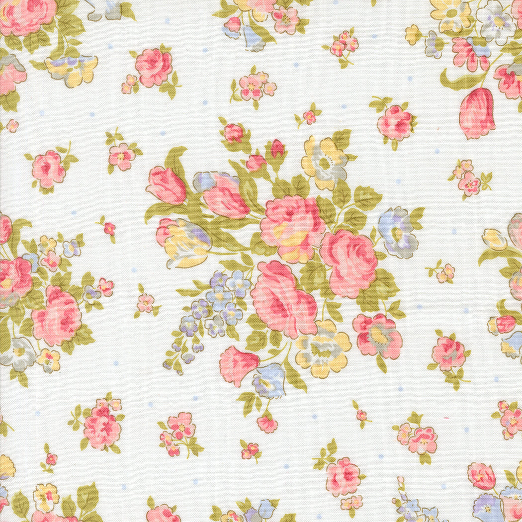 Memory Lane - Main Floral - Off White - 18780 11