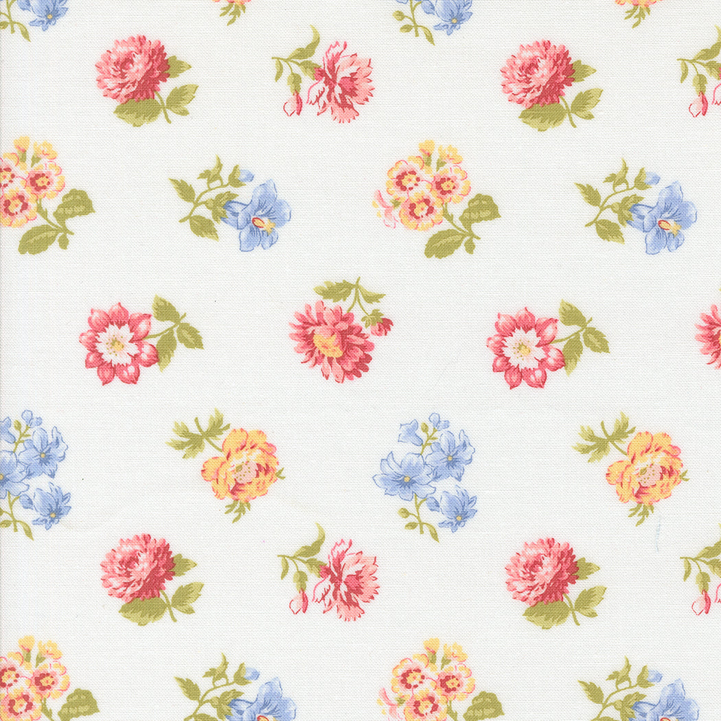 Memory Lane - Field Floral - Off White - 18781 11