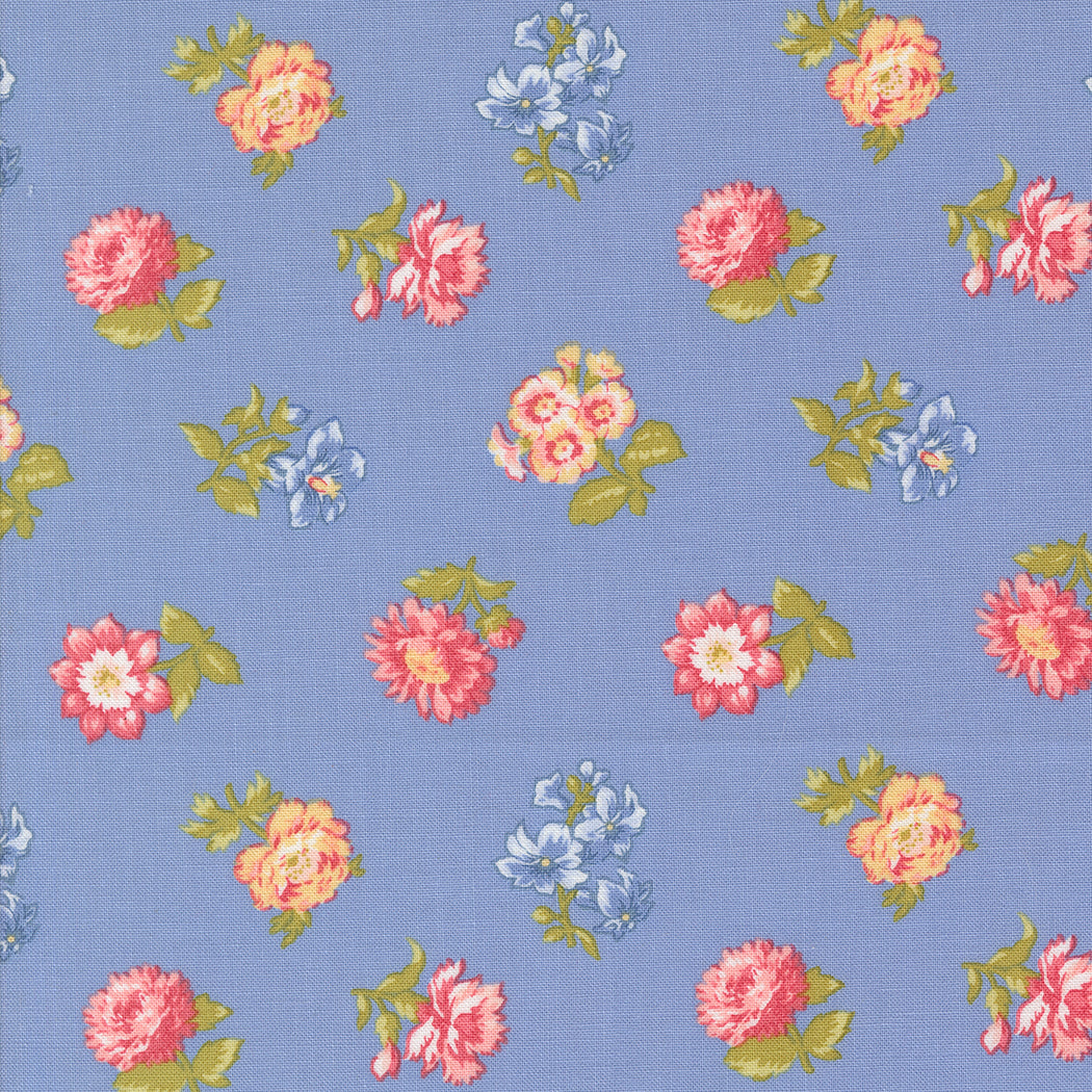Memory Lane - Field Floral - Blue - 18781 15