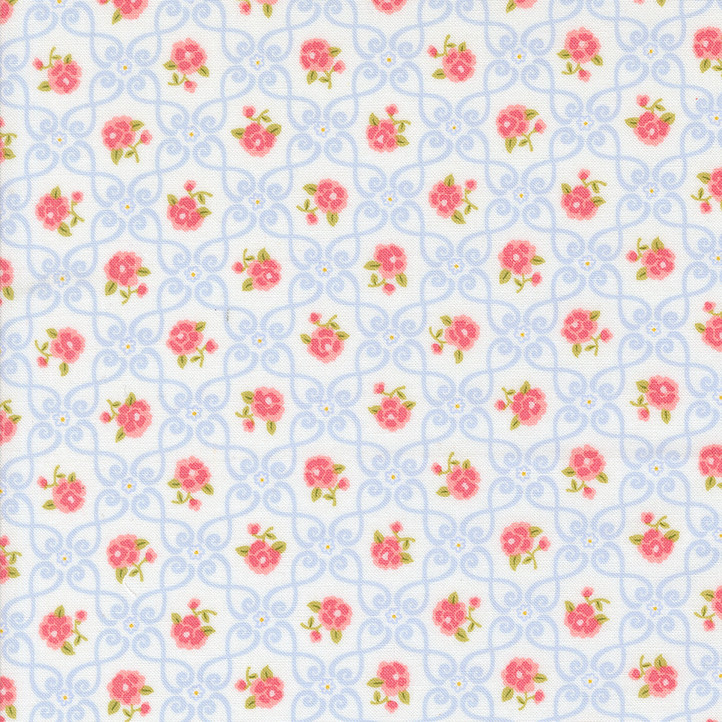 Memory Lane - Small Floral - Off White - 18782 11