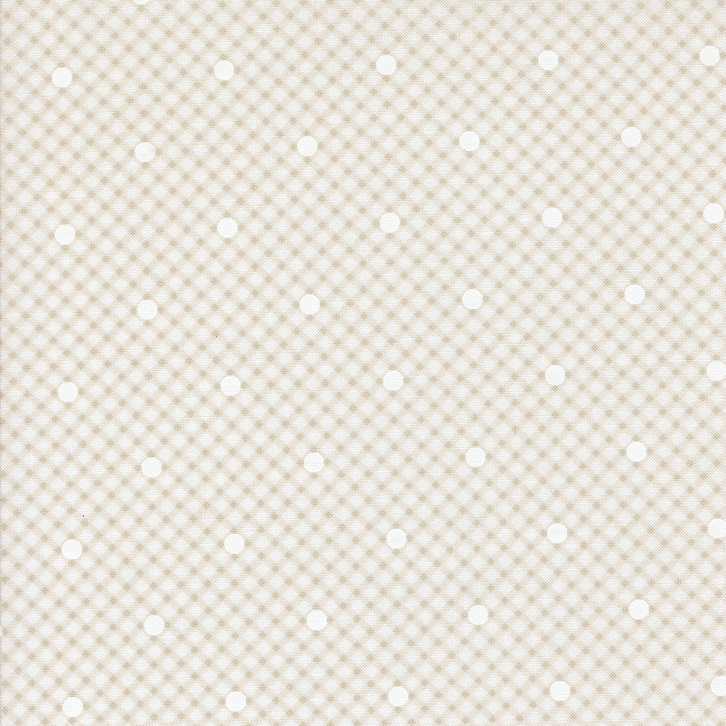 Memory Lane - Gingham and Dots - Off White - 18784 11