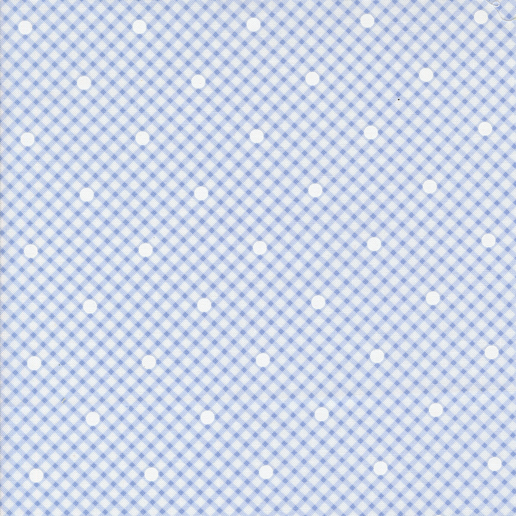 Memory Lane - Gingham and Dots - Blue - 18784 25