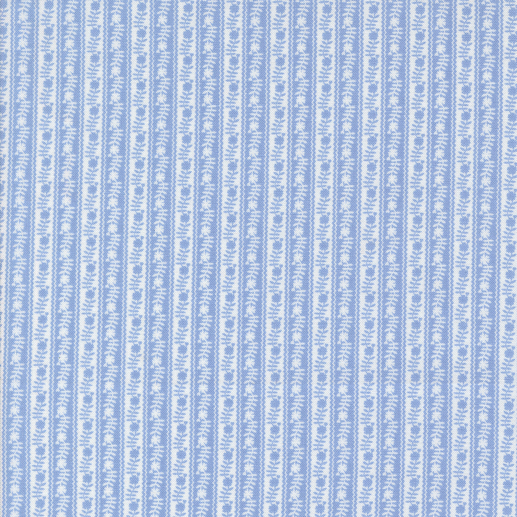 Memory Lane - Ric Rac Stripe - Blue - 18785 15