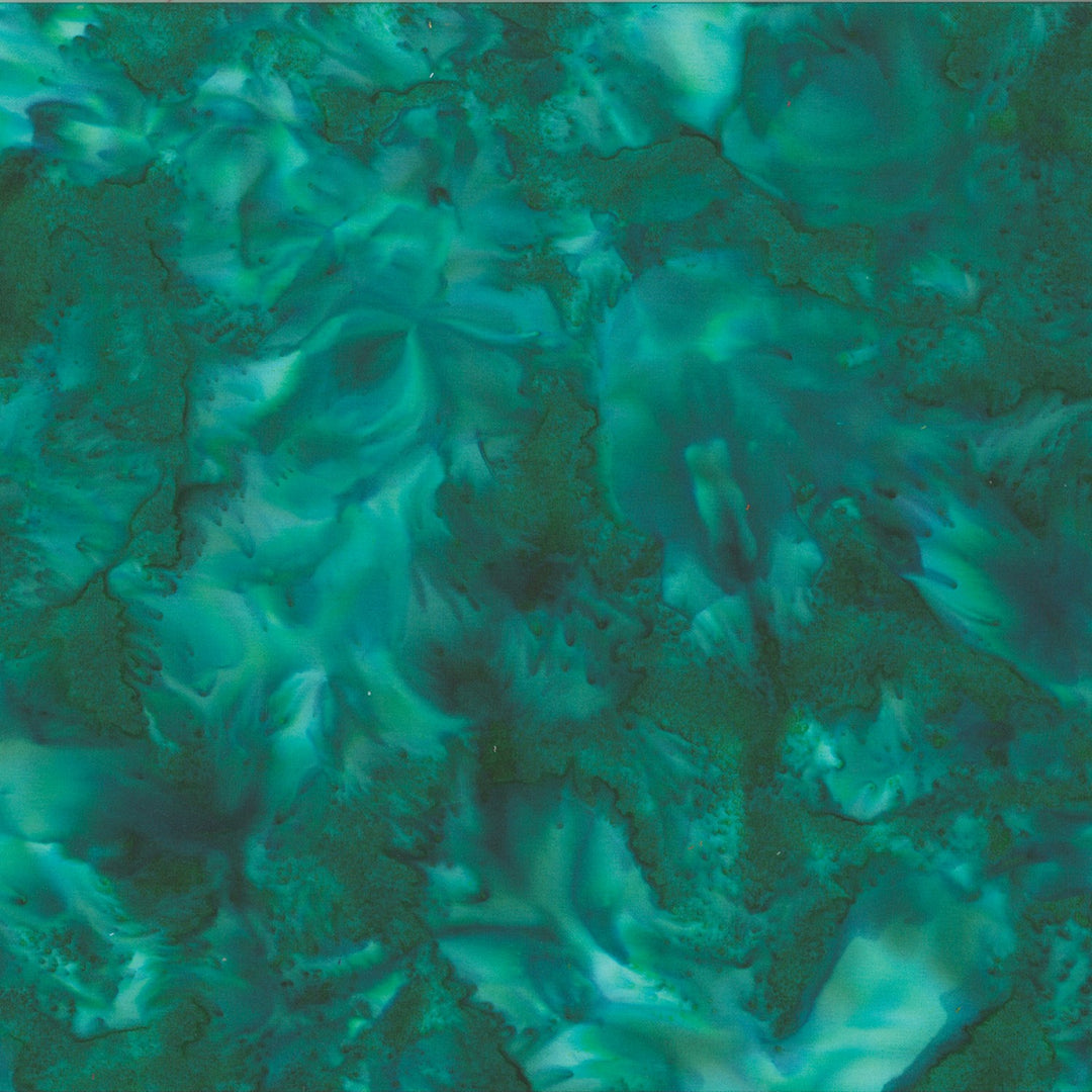 Watercolor Batik - Viridian - 1895H-309