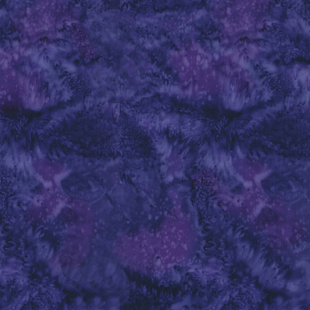 purple watercolor batik fabric
