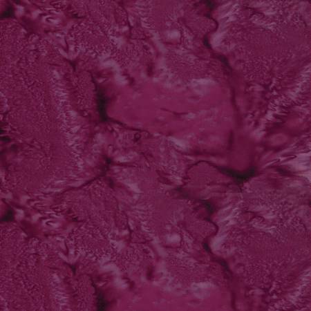 Watercolor Batik - Burgundy - 1895H-38