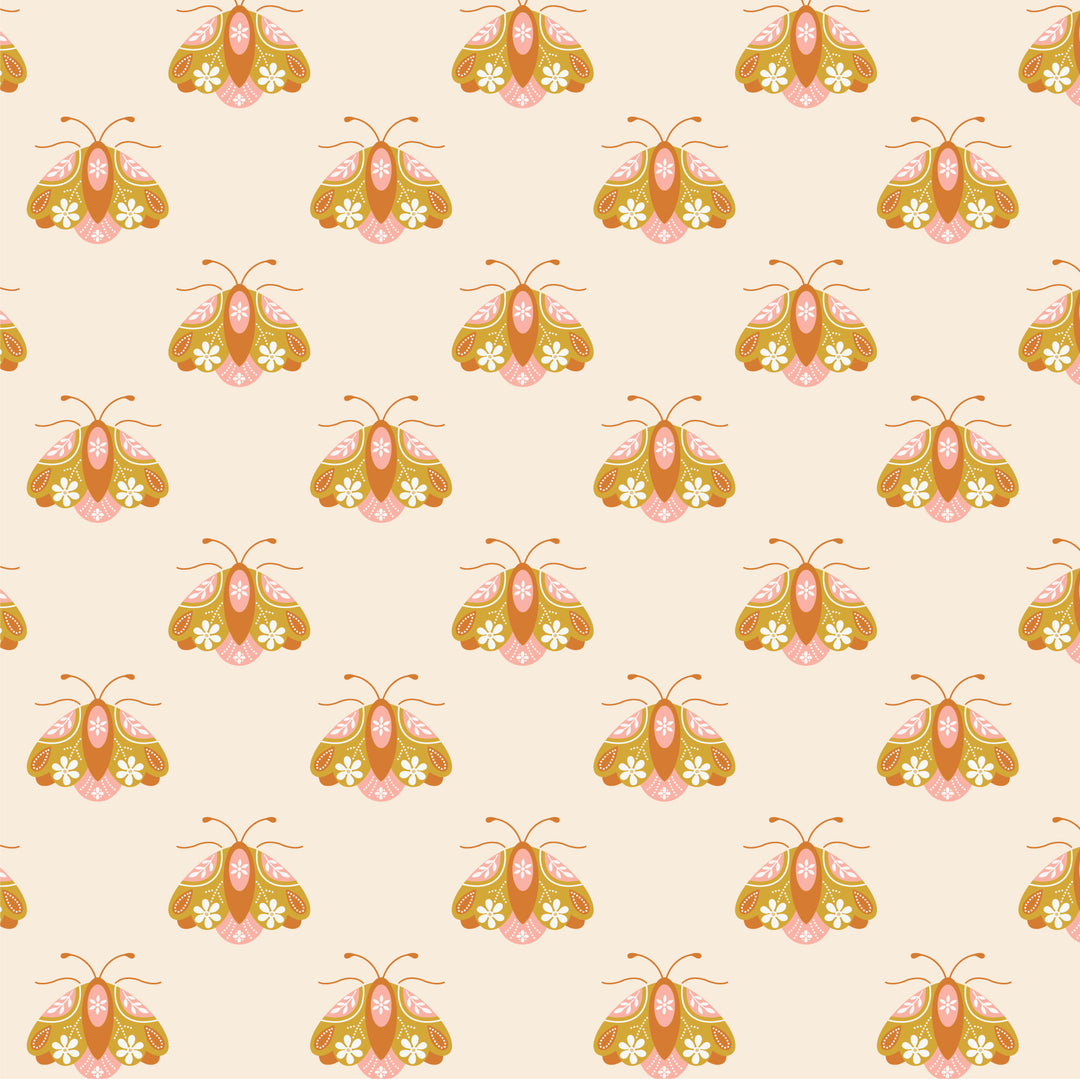 Vintage Charm - Little Moth Ivory - 227681