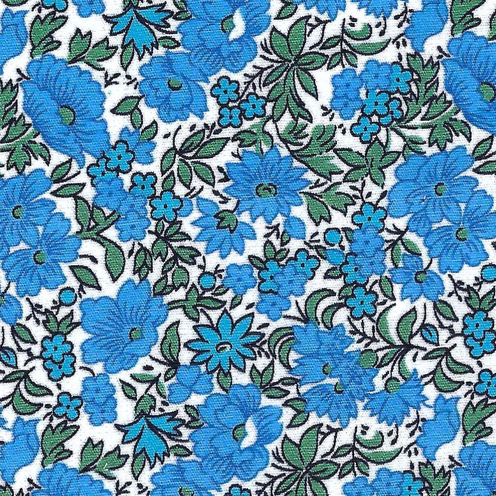 Blue and Green Floral - #2512