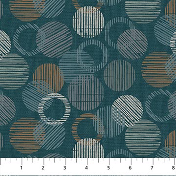Urban Vibes - Multi Teal Circles - 26801-68