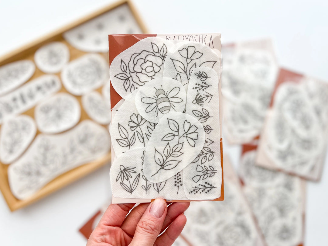 Stick & Stitch Floral Embroidery Patterns