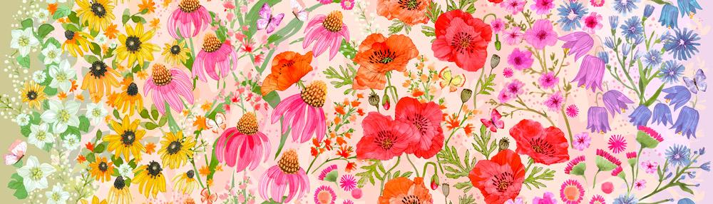 Superbloom - Wildflower Ombre Flowers Pastel - 48780 11