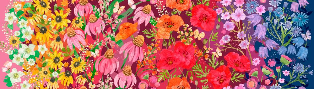 Superbloom - Wildflower Ombre Flowers Jewel - 48780 12