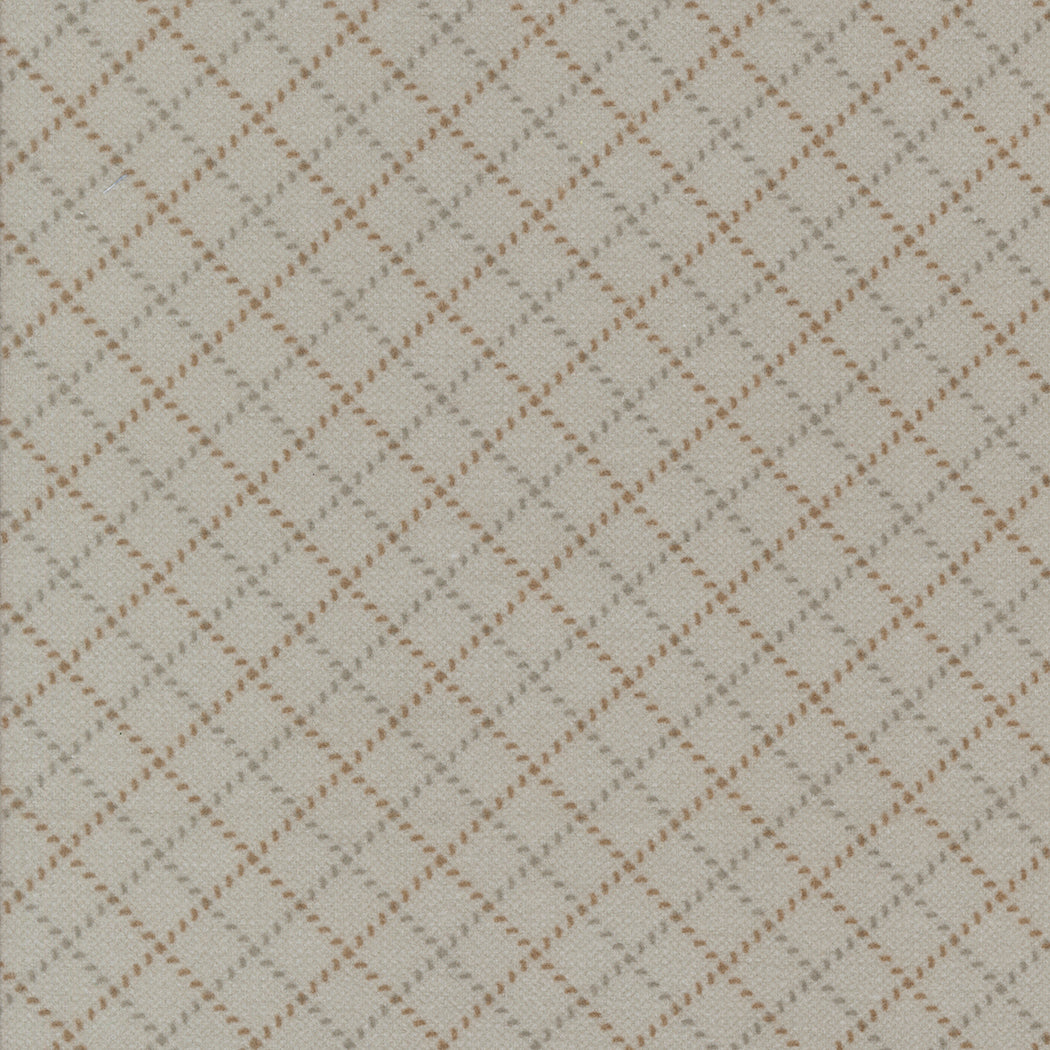 Textured fabric pattern with a diamond grid design on a beige background