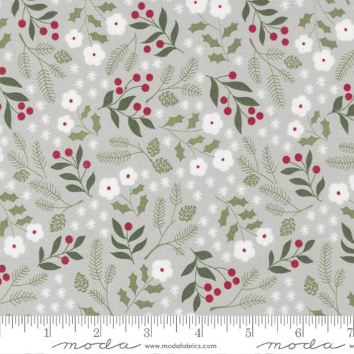 Christmas Eve - Silver Small Floral - 5181 12 - Moda