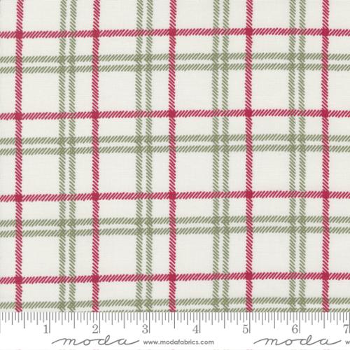 Christmas Eve - Snow Yuletide Plaid Checks - 5185 11 - Moda