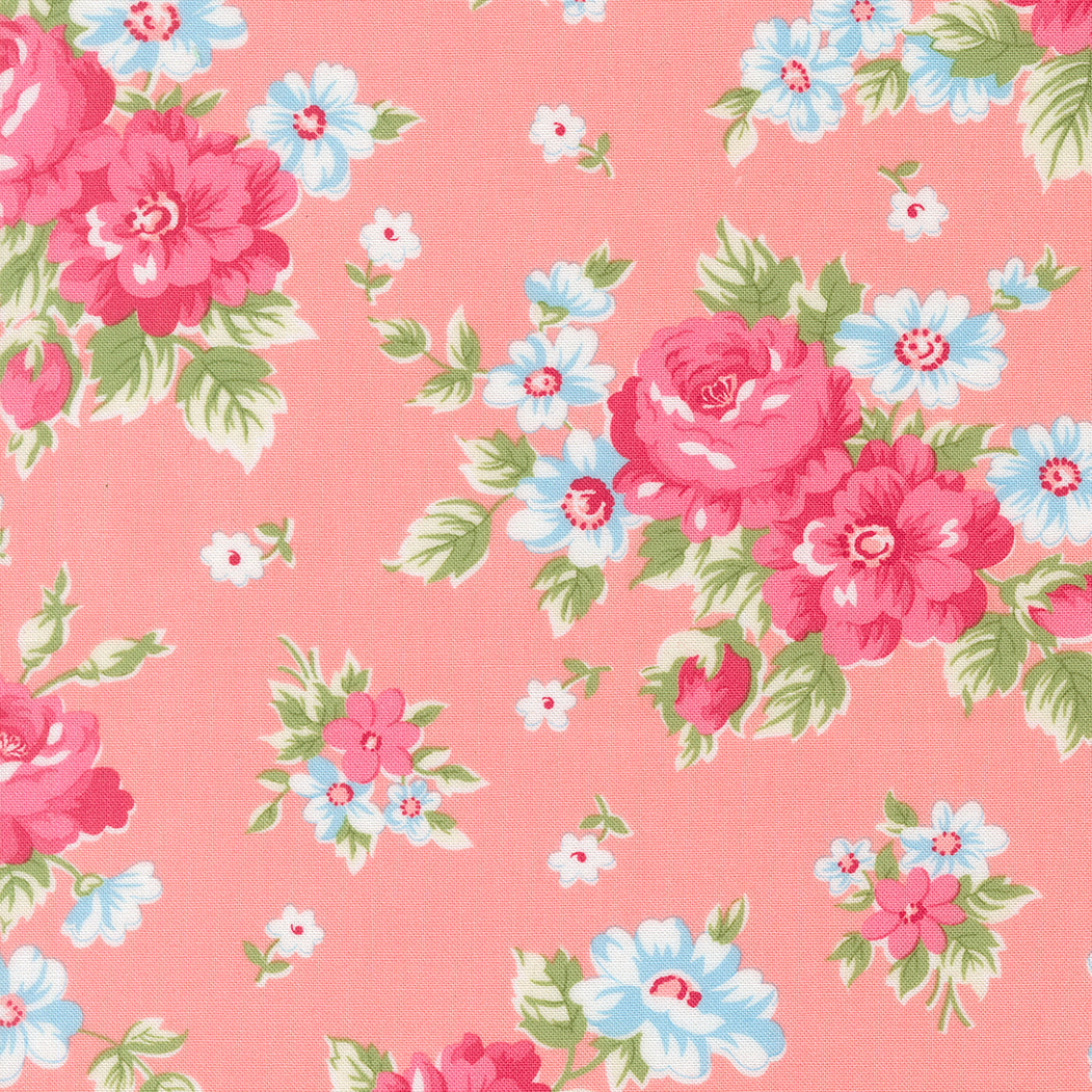 Pre-Order - A Cat Named Stitch Blooming Florals Blush - 55340 17