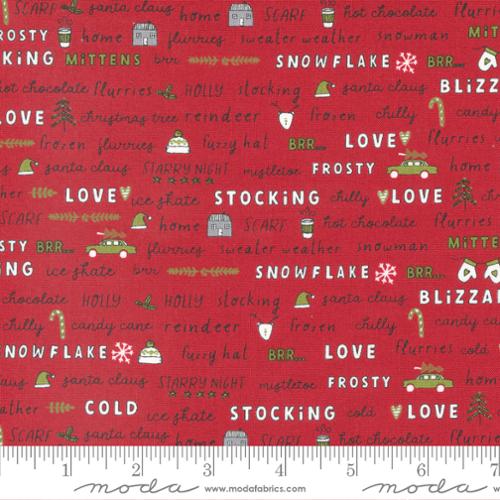 Blizzard - Red Text and Words - 55620 14 - Sweetwater