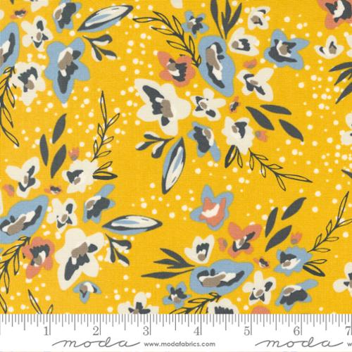 Spray and Sprig Florals Golden Mustard - 45570 20 - Fancy That Design House