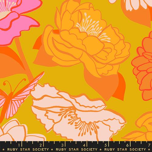 Goldenrod Floral - RS0067-14 - Ruby Star Society