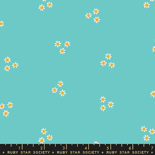 Turquoise Dainty Posies - RS0071-14 - Ruby Star Society