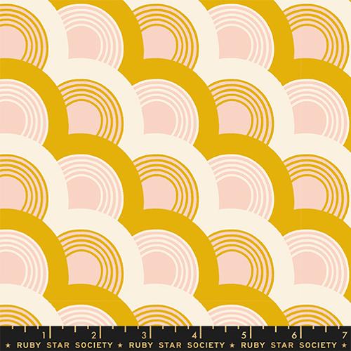 Goldenrod Deco Scales - RS0073-11 - Ruby Star Society