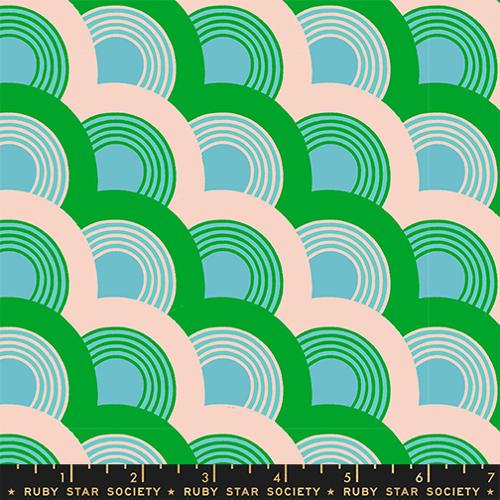 Turquoise Deco Scales - RS0073-13 - Ruby Star Society