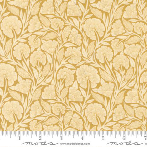 Flower Press - Gold Curved Floral - 3302 31