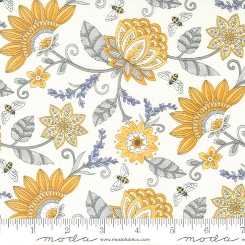 Honey Lavender - Garden Jacquard Florals Milk - 56080 11