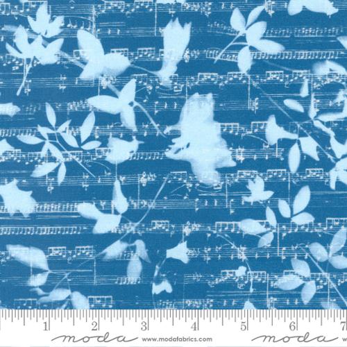 Bluebell - Music Notes Sunprint Cyan - 16962 13