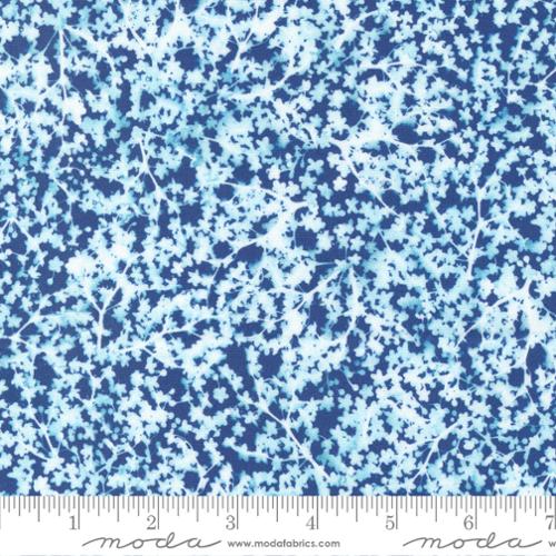 Bluebell - Queen Anne Florals Sunprint Prussian Blue - 16967 12