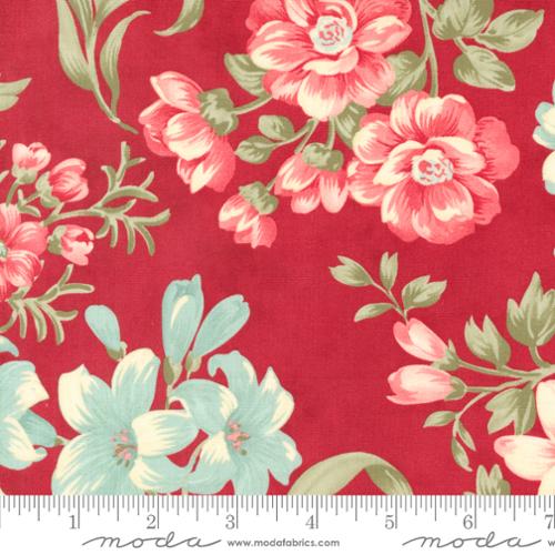 Etchings - Bold Blossoms Large Floral Red - 44330 13