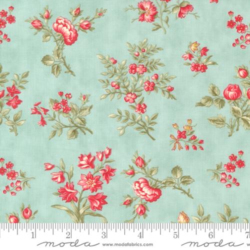 Etchings - Grateful Garden Florals Aqua - 44331 12
