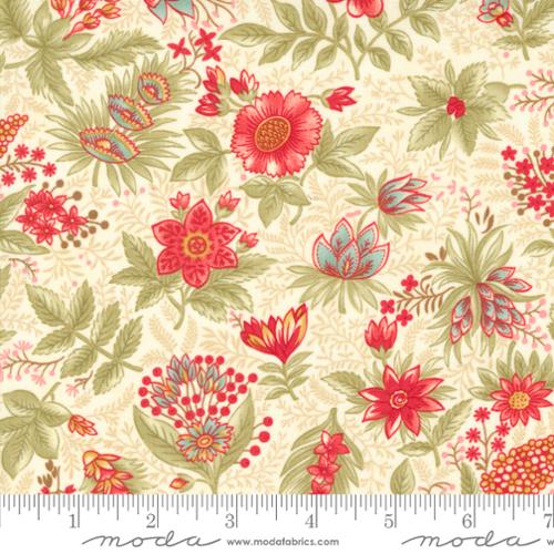 Etchings - Joyful Jacobean Florals Parchment - 44332 11