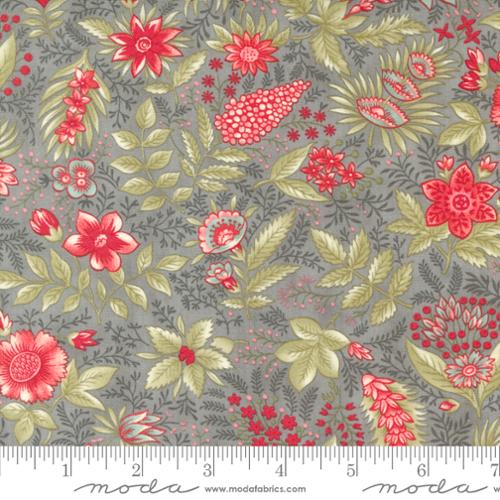 Etchings - Joyful Jacobean Florals Slate - 44332 14
