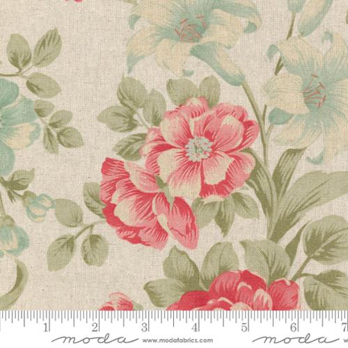 Etchings - Bold Blossoms Large Floral Linen Parchment - 44330 11L