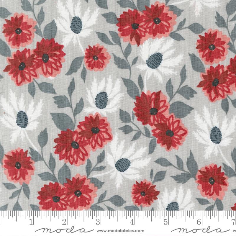 Old Glory - Liberty Bouquet Florals Grey - 5200 12 - Lella Boutique