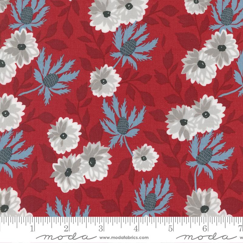 Old Glory - Liberty Bouquet Florals Red - 5200 15 - Lella Boutique