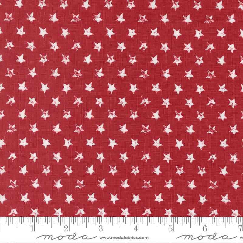 Old Glory - Star Spangled Stars Red - 5204 15 - Lella Boutique