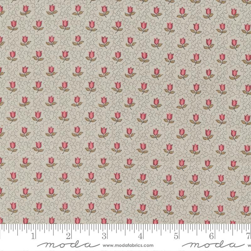 Antoinette - Champagne Small Floral Smoke - 13955 13