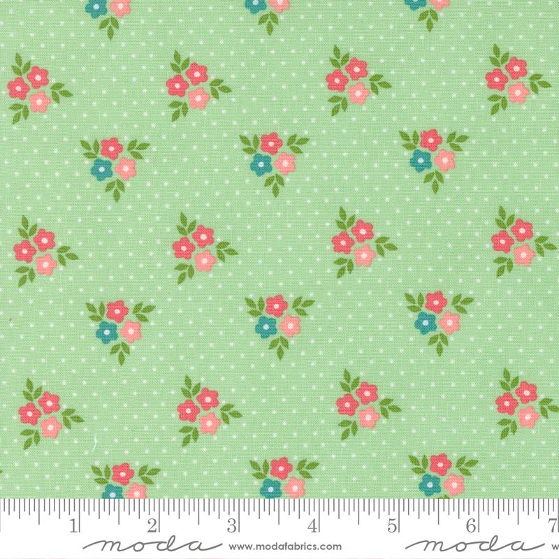 Strawberry Lemonade - Bouquet Floral Dots Mint - 37672 17