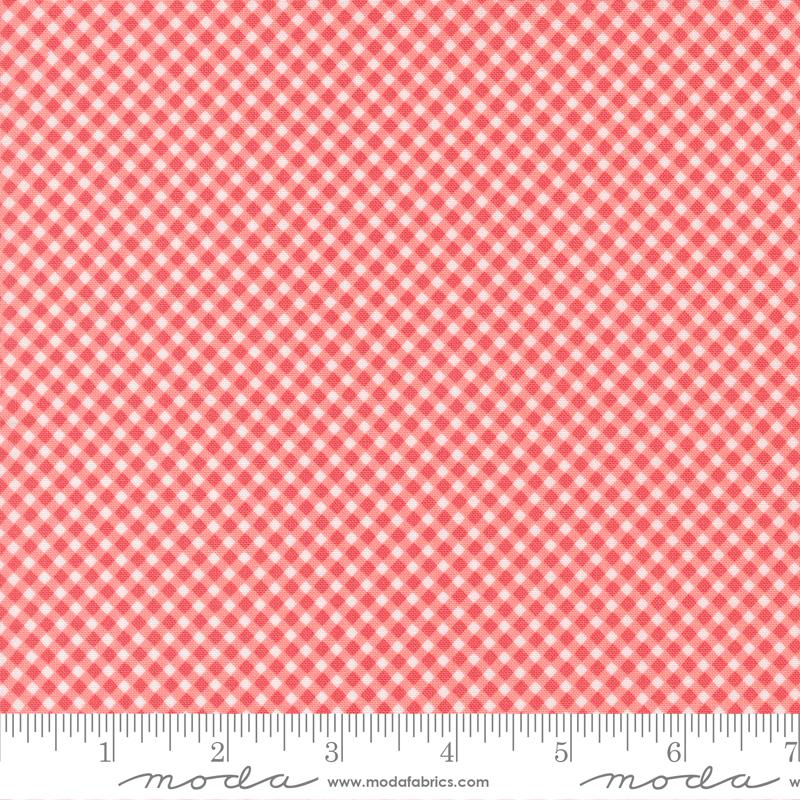 Strawberry Lemonade - Gingham Checks Strawberry - 37676 12