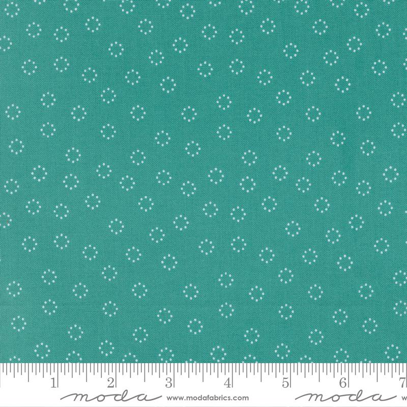 Strawberry Lemonade - Daisy Dots Teal - 37677 21