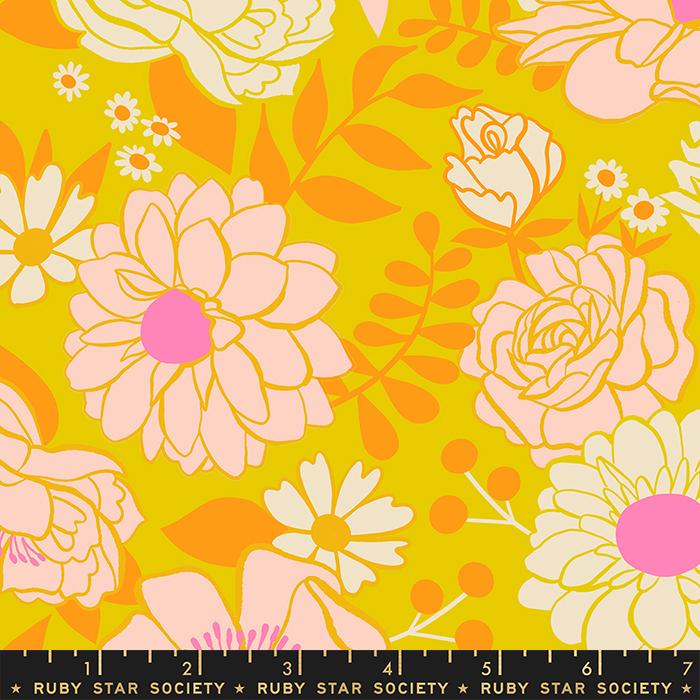 Rise and Shine - Morning Bloom Floral Golden Hour - RS0077 12 - Ruby Star Society