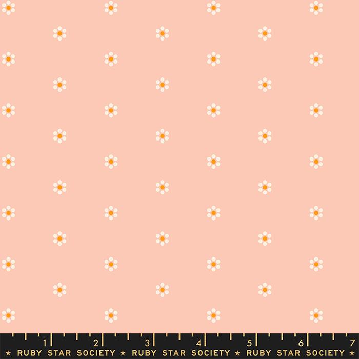 Rise and Shine - Ditsy Dots Peach Blossom - RS0083 13 - Ruby Star Society
